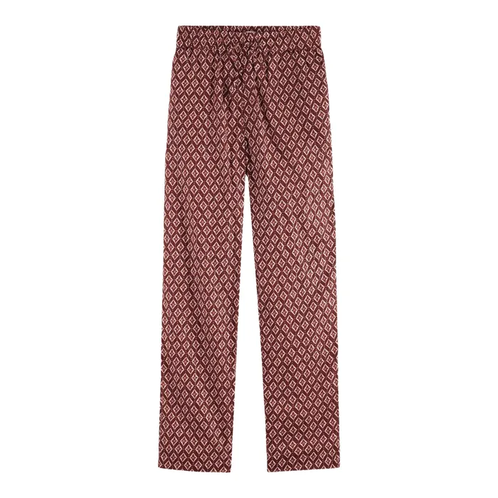 Scotch & Soda Gia Block Print Broek Dames