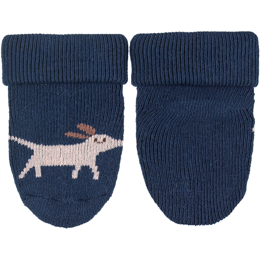 Sterntaler Erstlingssöckchen 3er-Pack Hund marine