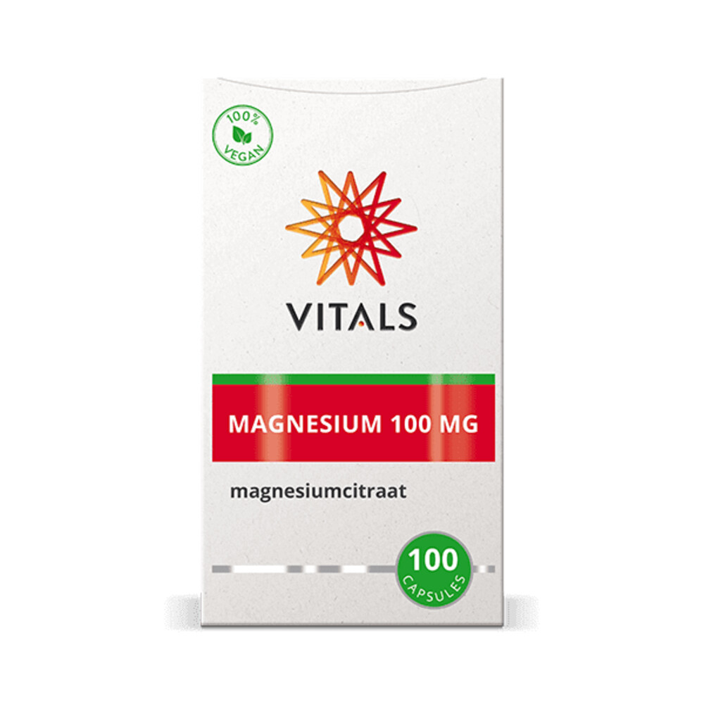 Vitals Magnesium 100mg100 capsules