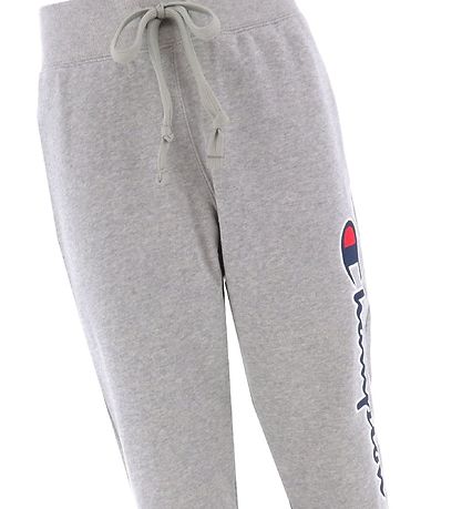 Champion Fashion Sweatpants - Rib Cuff - Grå m. Logo
