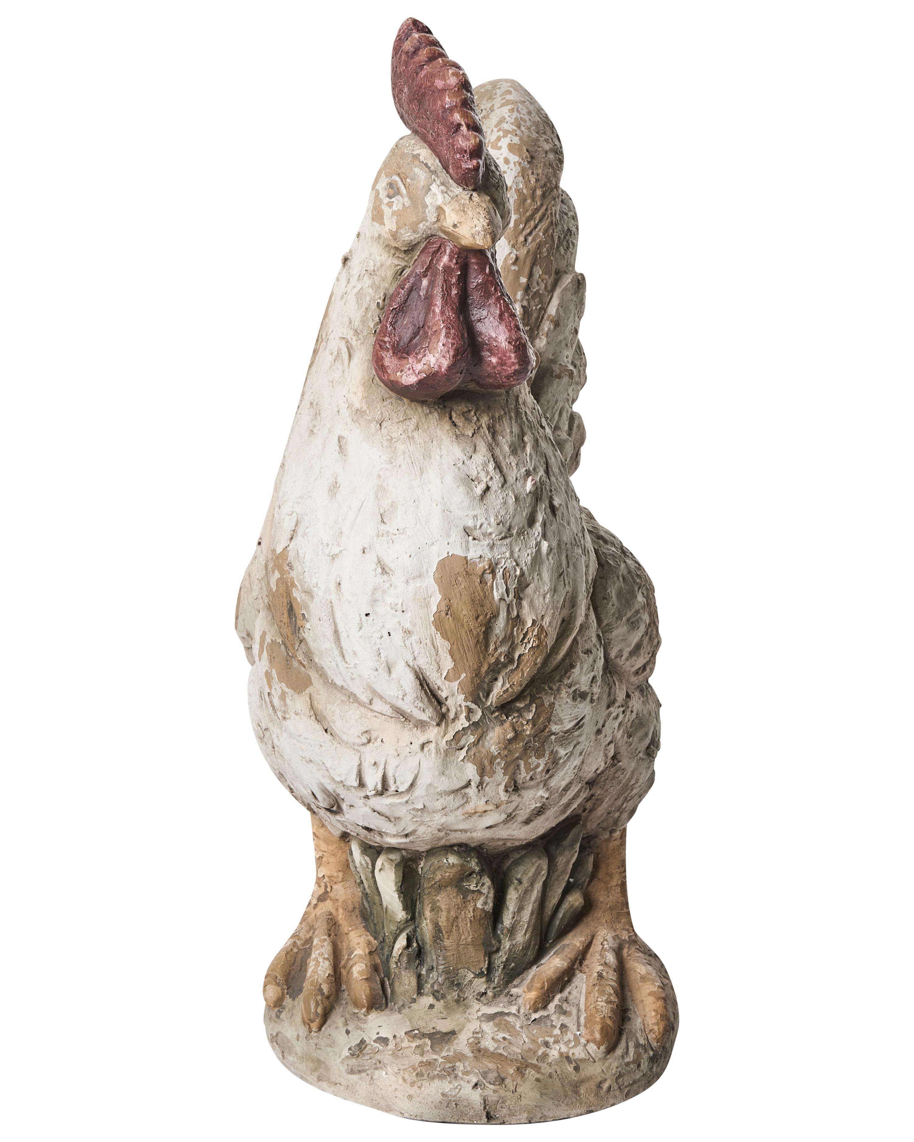 Set van 2 tuinbeelden SPECCHIA Kip Beige