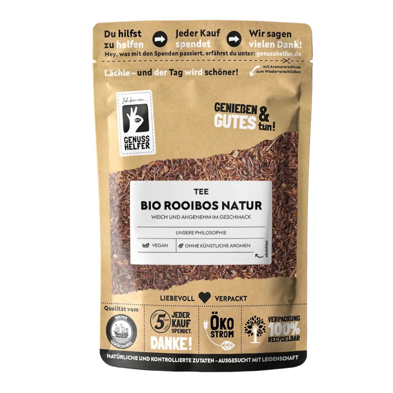 Rooibos Natur, BIO, 3er Pack