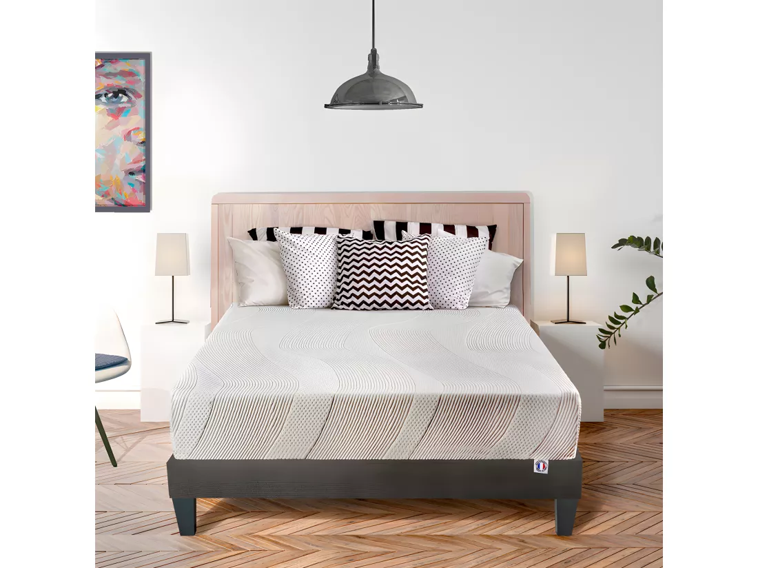 BELLECOUR LITERIE | Matelas PARIS 160x200 cm | Mousse avec mémoire de forme
