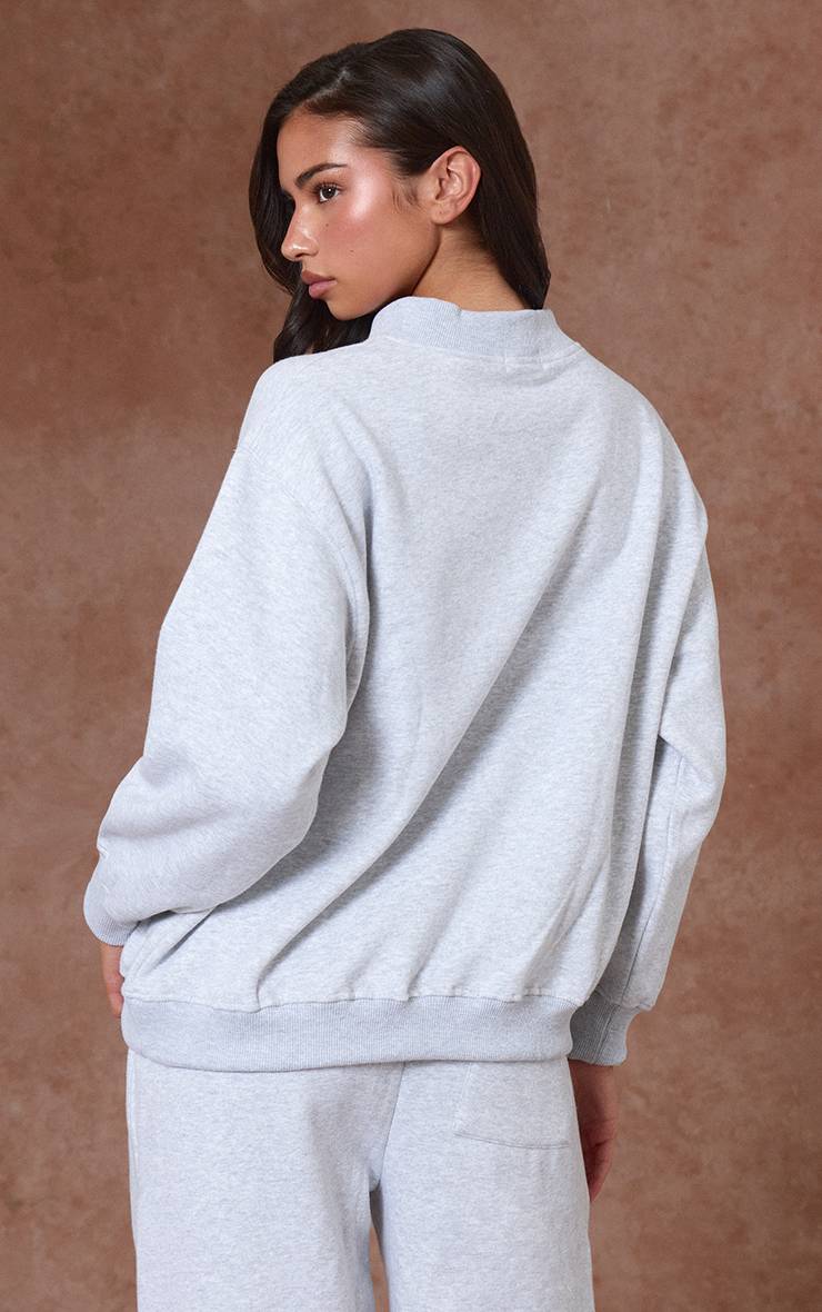 Gris Cendré Sweat-shirt À Encolure Croisée
