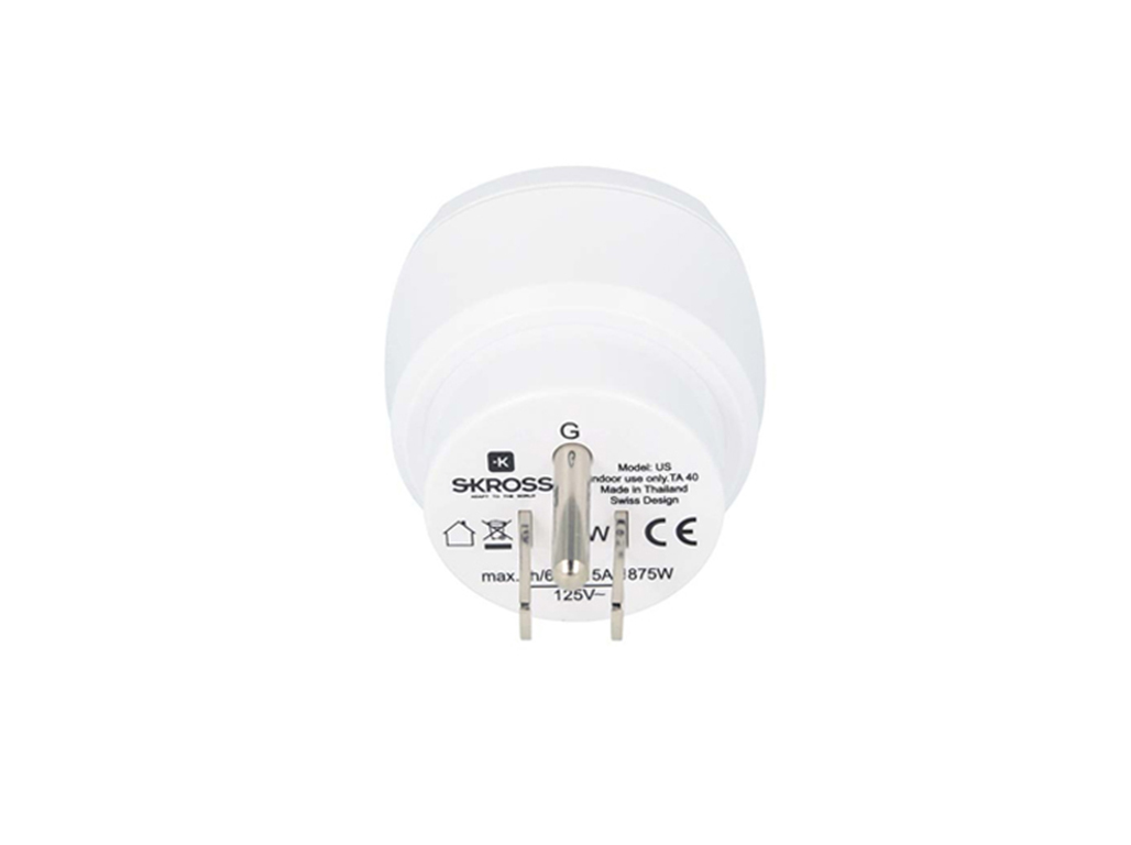 ADAPTADOR SKROSS 1.500203-E EUROPE TO USA