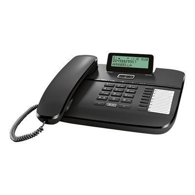 Gigaset DA710 - téléphone filaire - noir