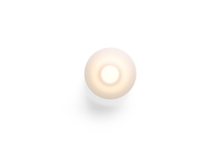 Hay Ono flush mount wandlamp Ø20 white opal