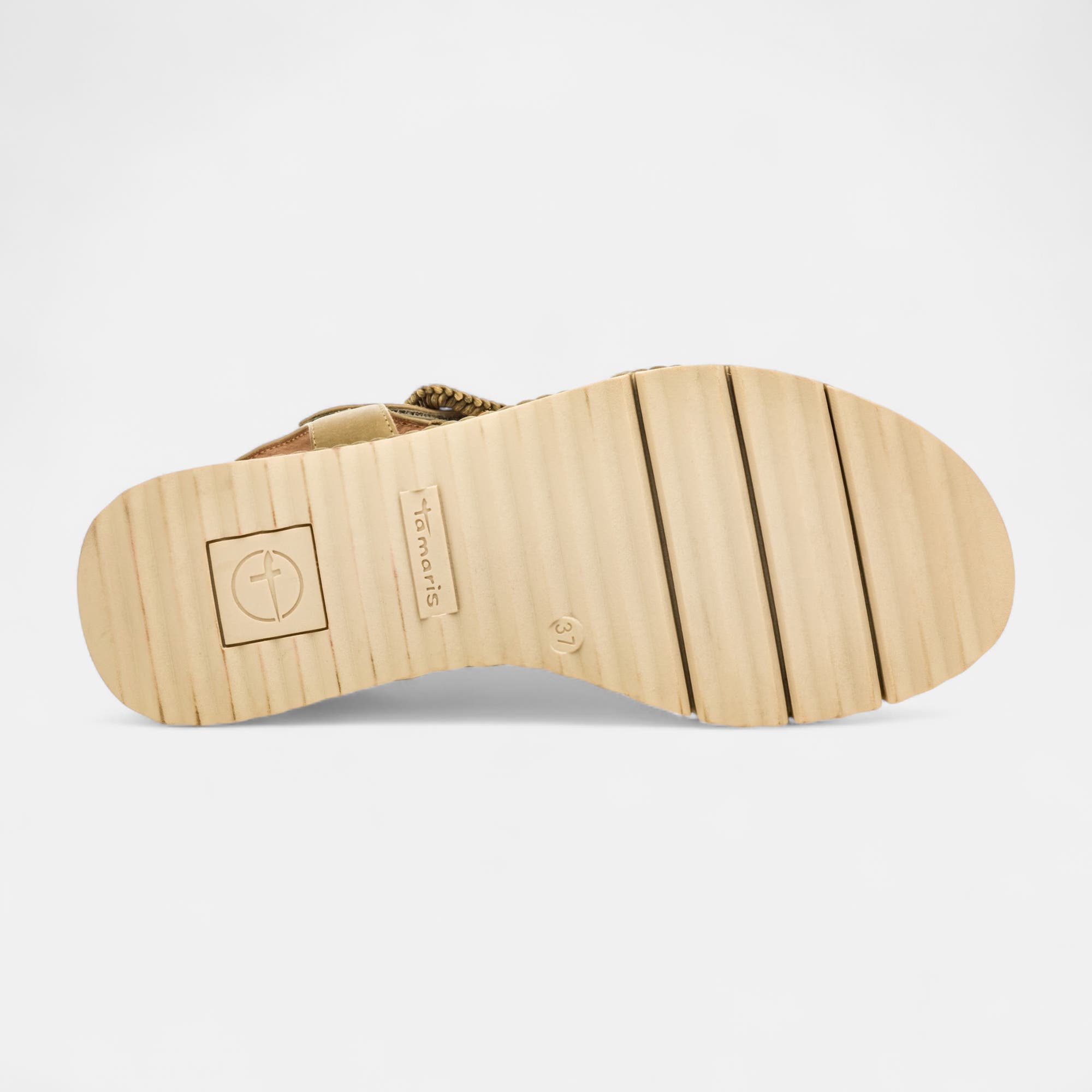 Sandales Femme en cuir vert clair