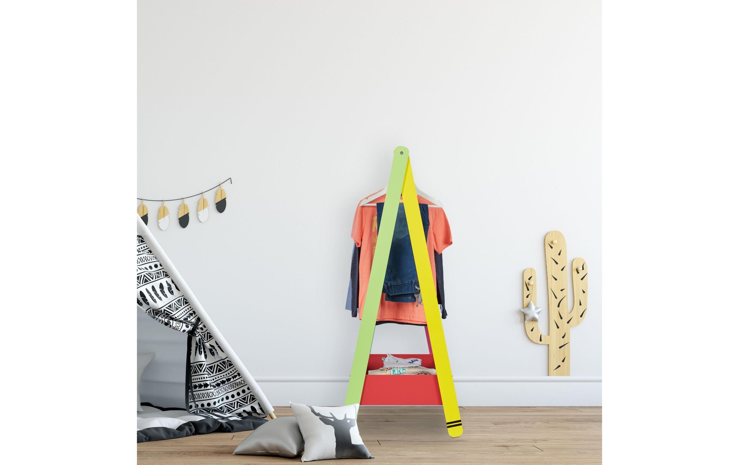 relaxdays Kleiderständer »für Kinder 64.5 x 99 cm«
