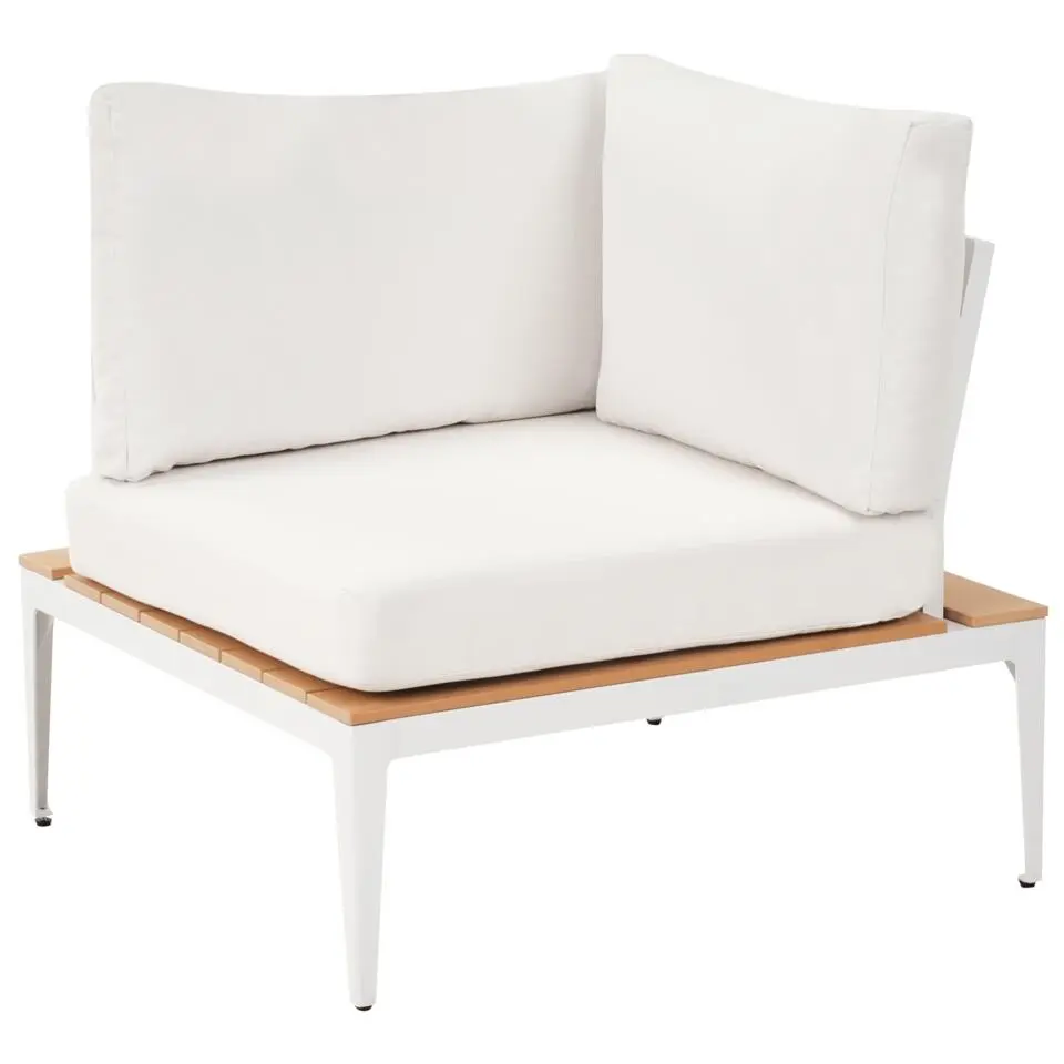 POSITANO - Loungeset 5-zits - Off-white - Aluminium