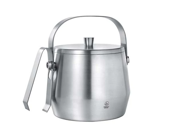 Bastian  Isspand buttet, mat stål - H: 18 cm.