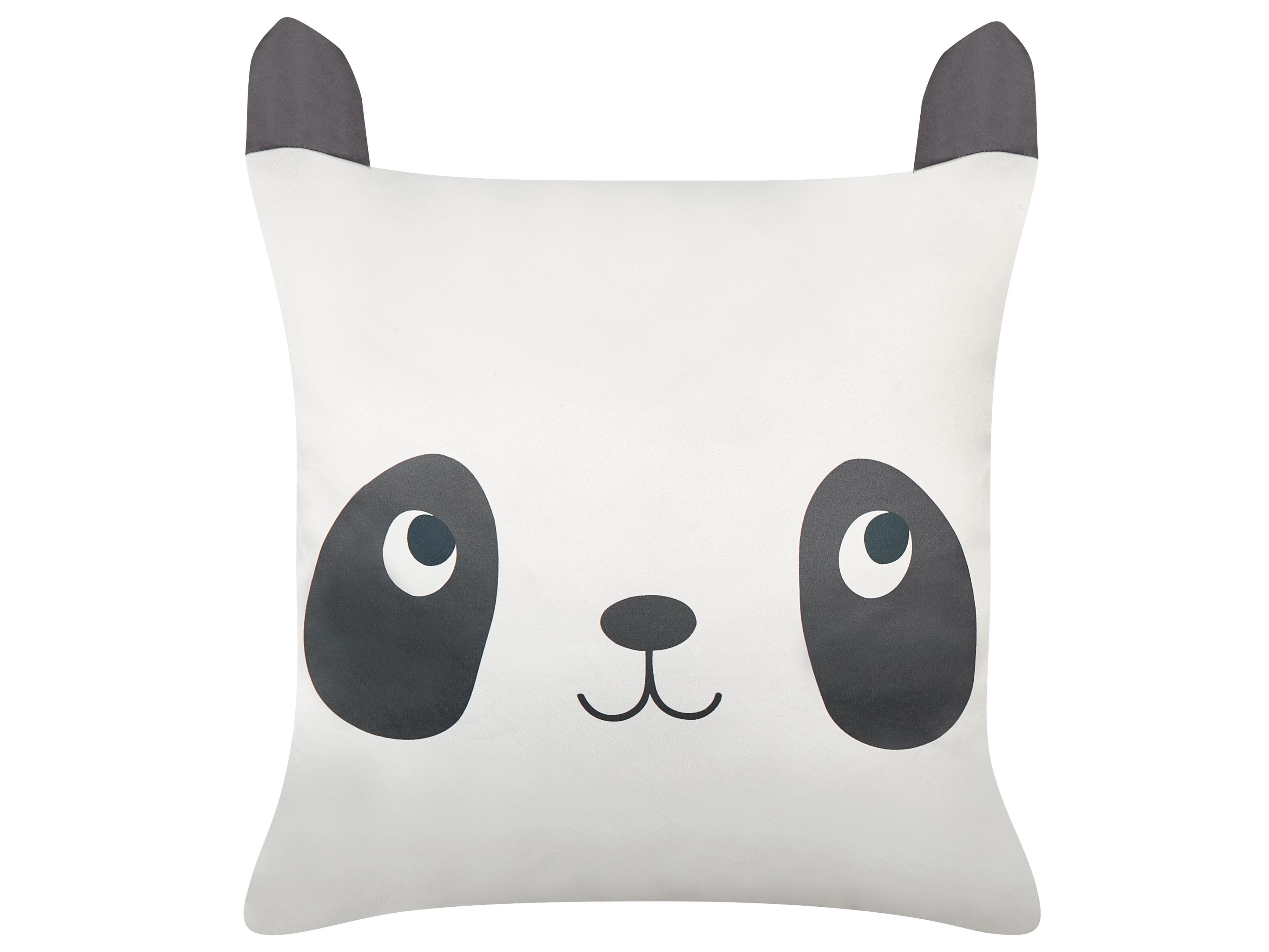 Set van 2 sierkussens PANDAPAW Katoen 45 x 45 cm Wit