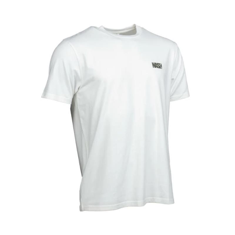 Tee Shirt Manches Courtes Homme Nash Make It Happen Carp Logo - Ecru