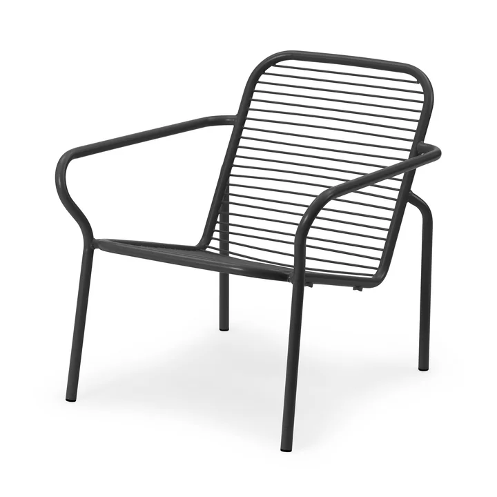 Normann Copenhagen - Vig Outdoor Lounge Chair, schwarz