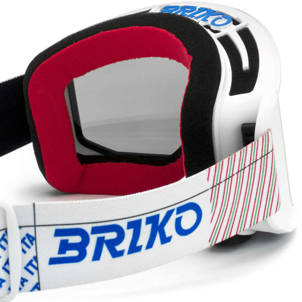 Masque de ski BRIKO VULCANO MASK ITALIA WHITE SCIENCE BLUE