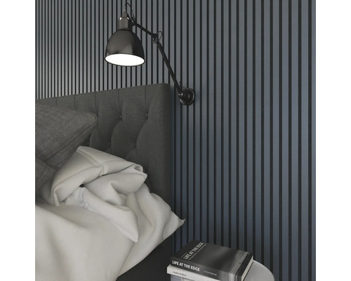 Fjordwall akoestisch paneel linoleum petrolblauw 2400 x 600 x 20 mm