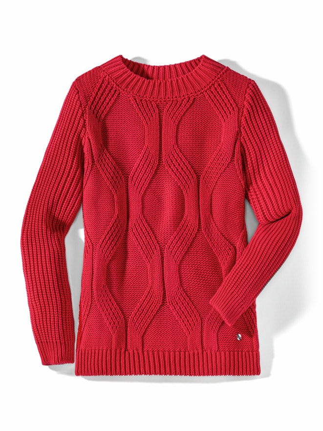 Relief-Pullover Rhombe
