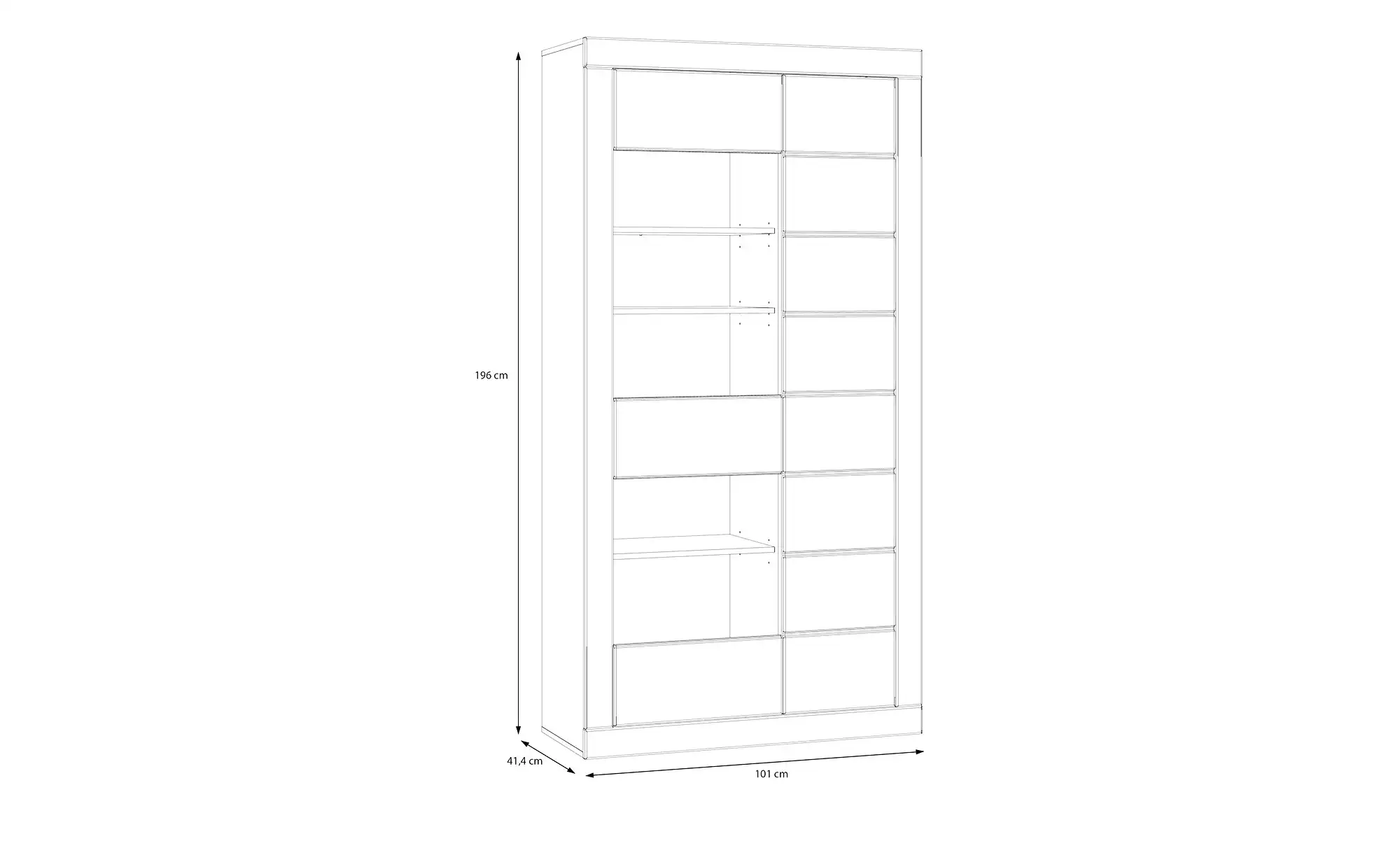Vitrine Push-to-Open Komili