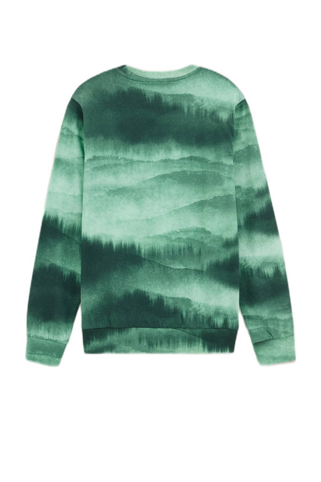 WE Fashion tie-dye longsleeve groen