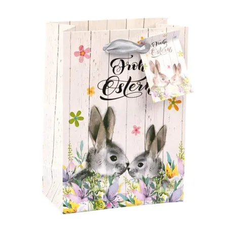 Idena Geschenktasche Frohe Ostern, 60 x 120 x 160mm
