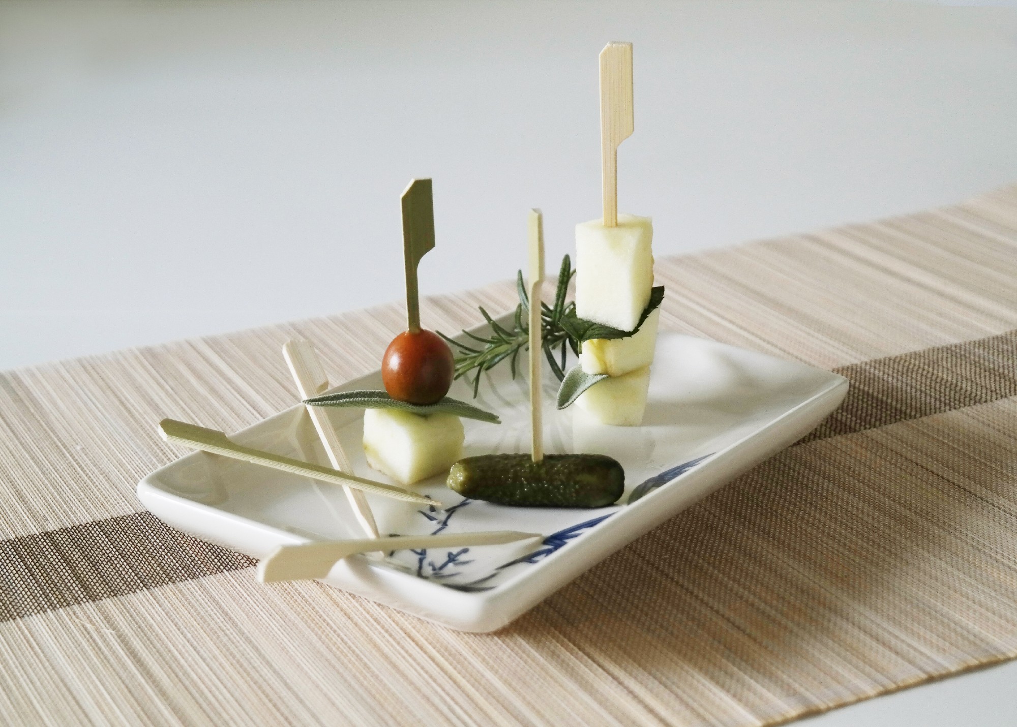 Bambusspieß, natur, T 9 cm zu 2,00