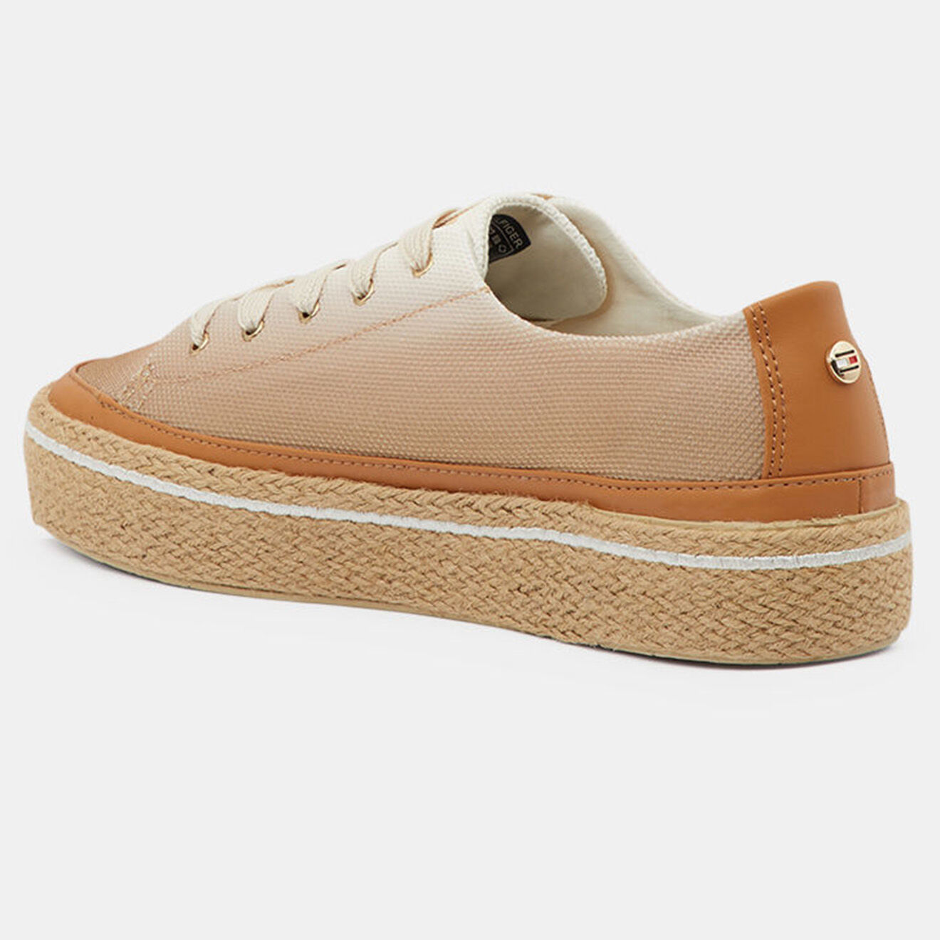Tommy Hilfiger Baskets en Toile basses dégradé beige/beige foncé