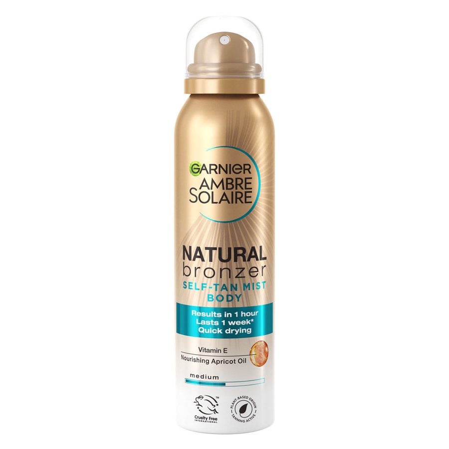 Garnier Ambre Solaire Natural Bronzer Self Tan Body Mist Medium 150ml