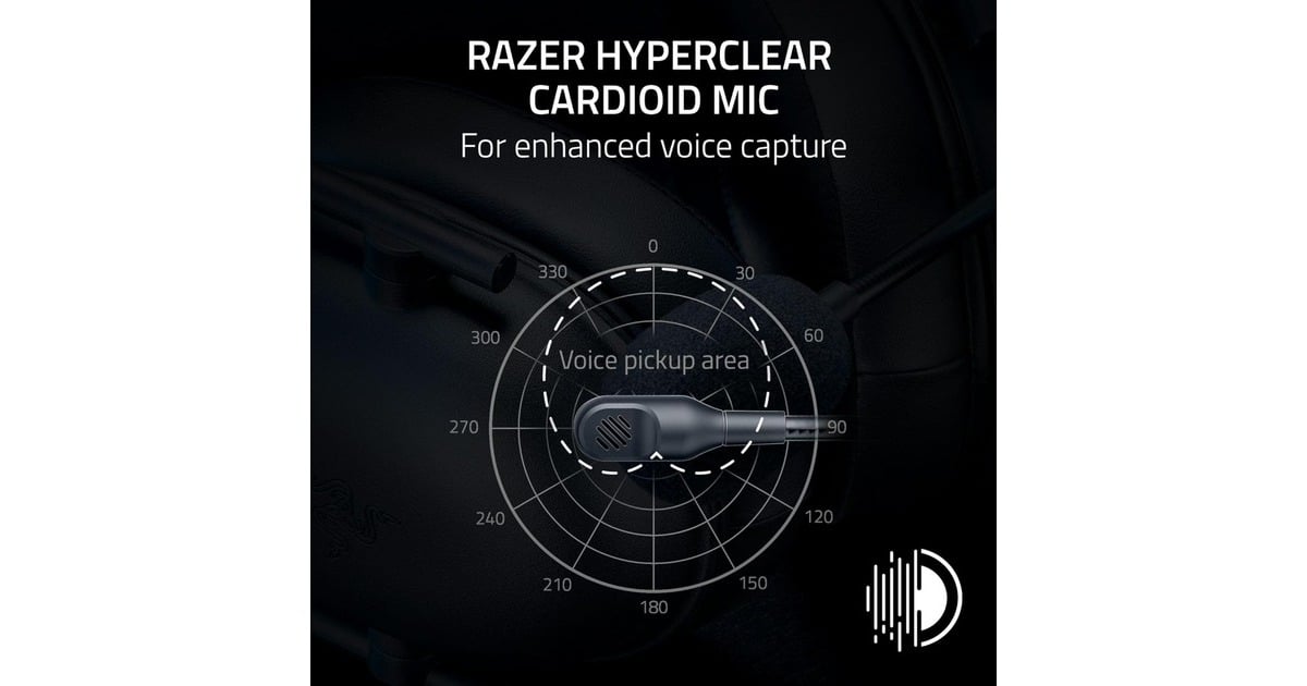 RazerBlackshark V2 X voor PlayStation over-ear gaming headset  (Zwart, PlayStation 4, PlayStation 5)