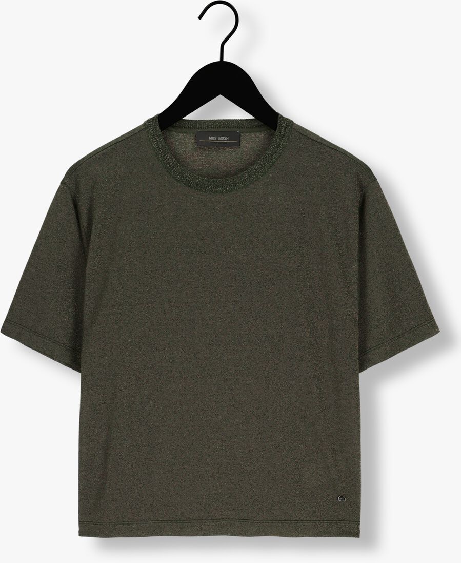 MOS MOSH donkergroene mos mosh t-shirt mmkit ss tee