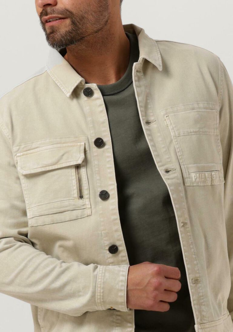 PME LEGEND beige pme legend jack denim jacket natural denim jacket