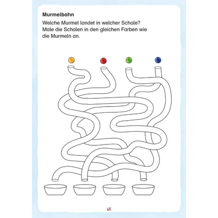 Carlsen Verlag Schlau für die Schule: Mein bunter Motorik-Block