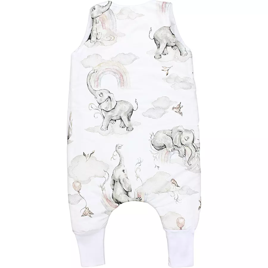 TupTam Baby Winter Schlafsack mit Beinen regenbogen