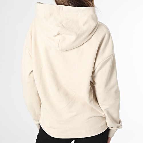 Sweat Capuche Femme Essential Logo 5410 Beige