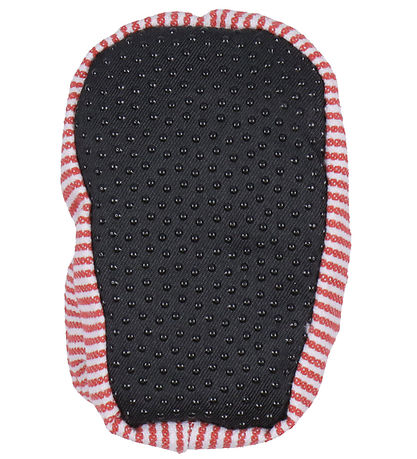 Melton Hausschuhe - Striped - Echtes Rot
