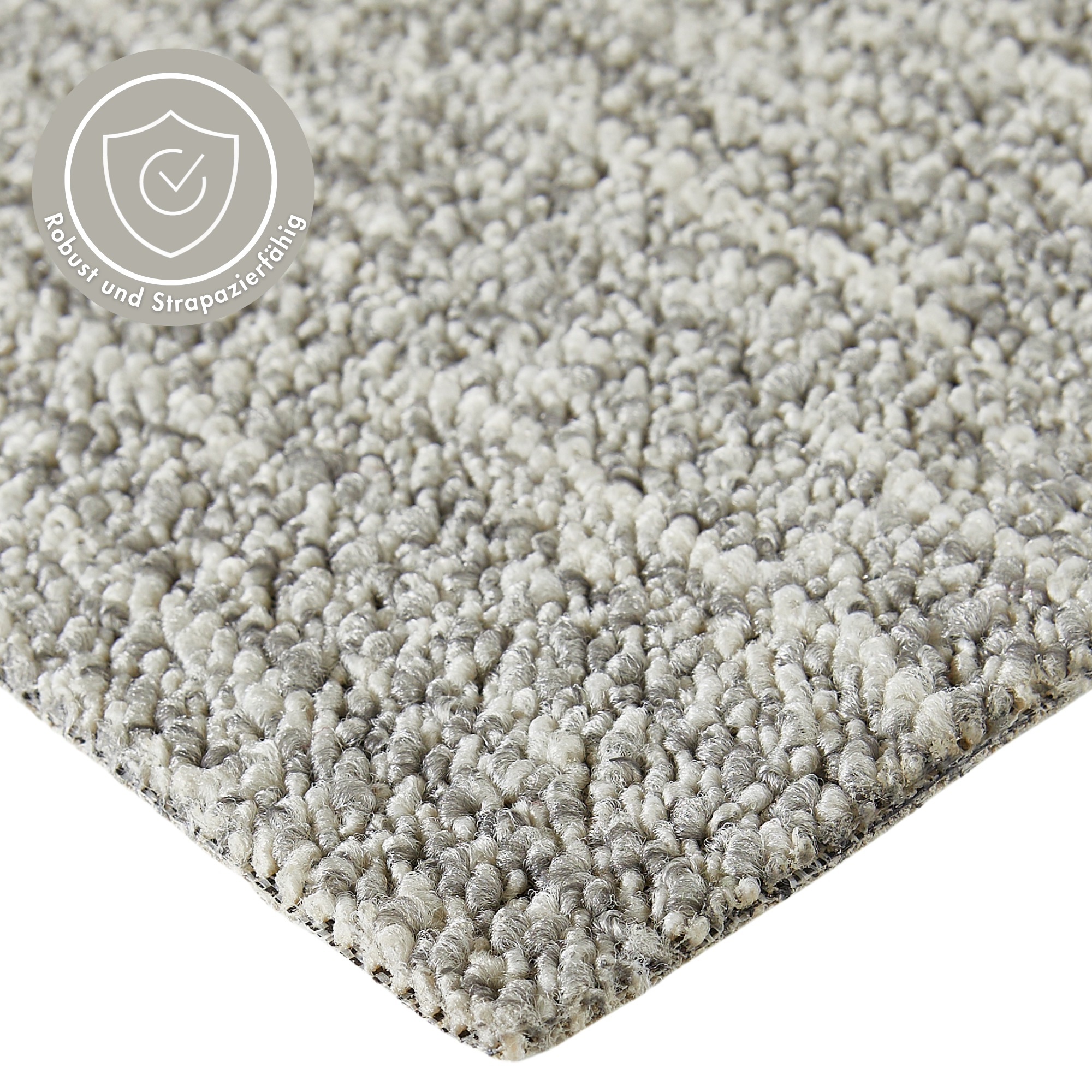 Andiamo Teppichboden »Joe, Schlinge, Made in Netherlands« rechteckig 8 mm Höhe Breite 400 cm, meliert, Wohnzimmer, strapazierfähig & robust