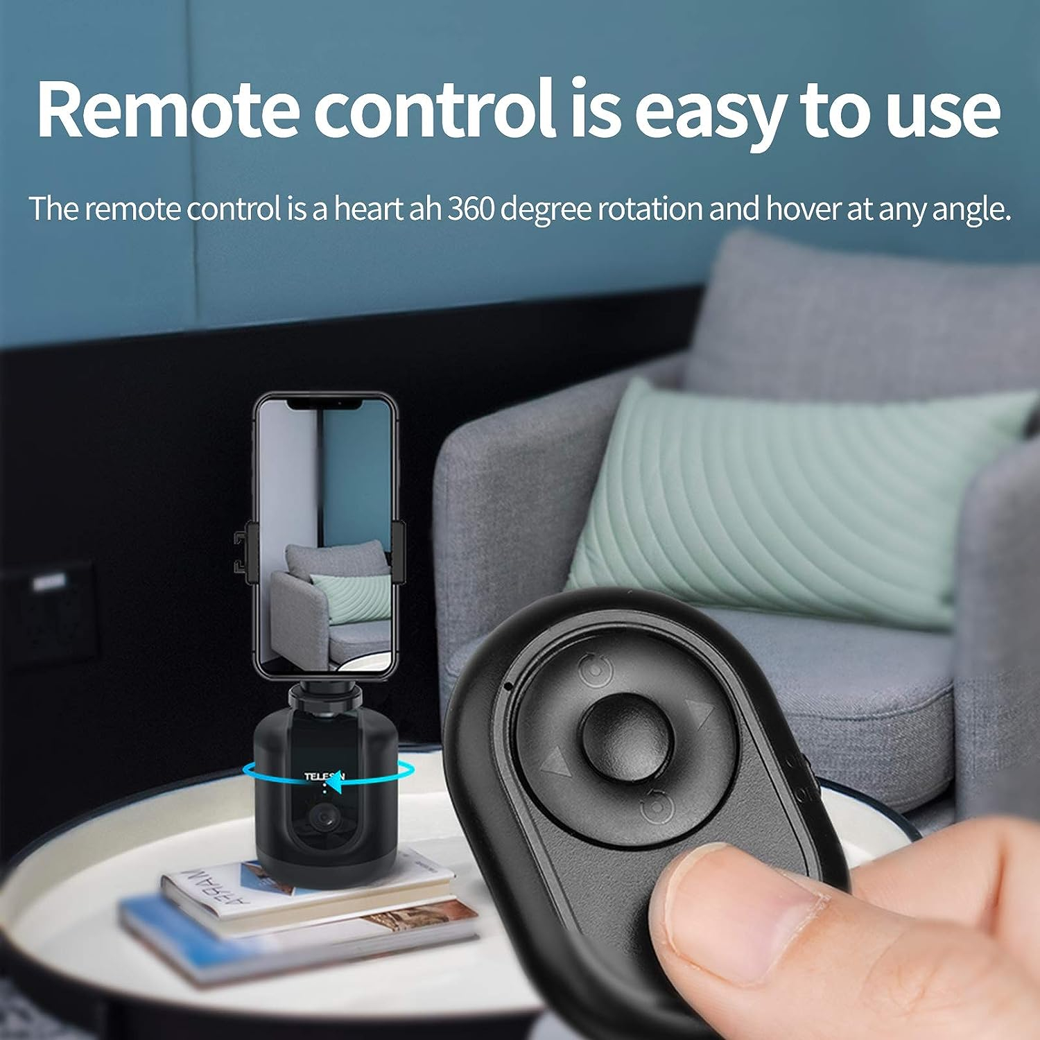 GoPro Hero Black 360° Stativ Halterung mit Bluetooth Fernauslöser (TE-GPYT-001) - Schwarz
