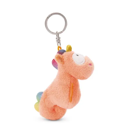 NICI Schlüsselanhänger Seepferdchen Laguna Rainbow orange 9cm GREEN