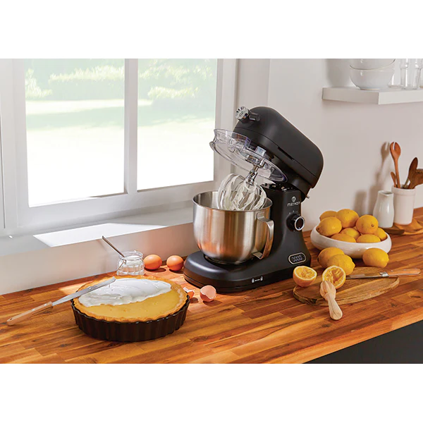 Lot robot pâtissier 5 L avec balance intégrée et kit tranchoir et râpe