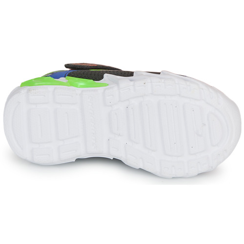 Skechers - FLEX GLOW BOLT - Noir / Bleu / LED