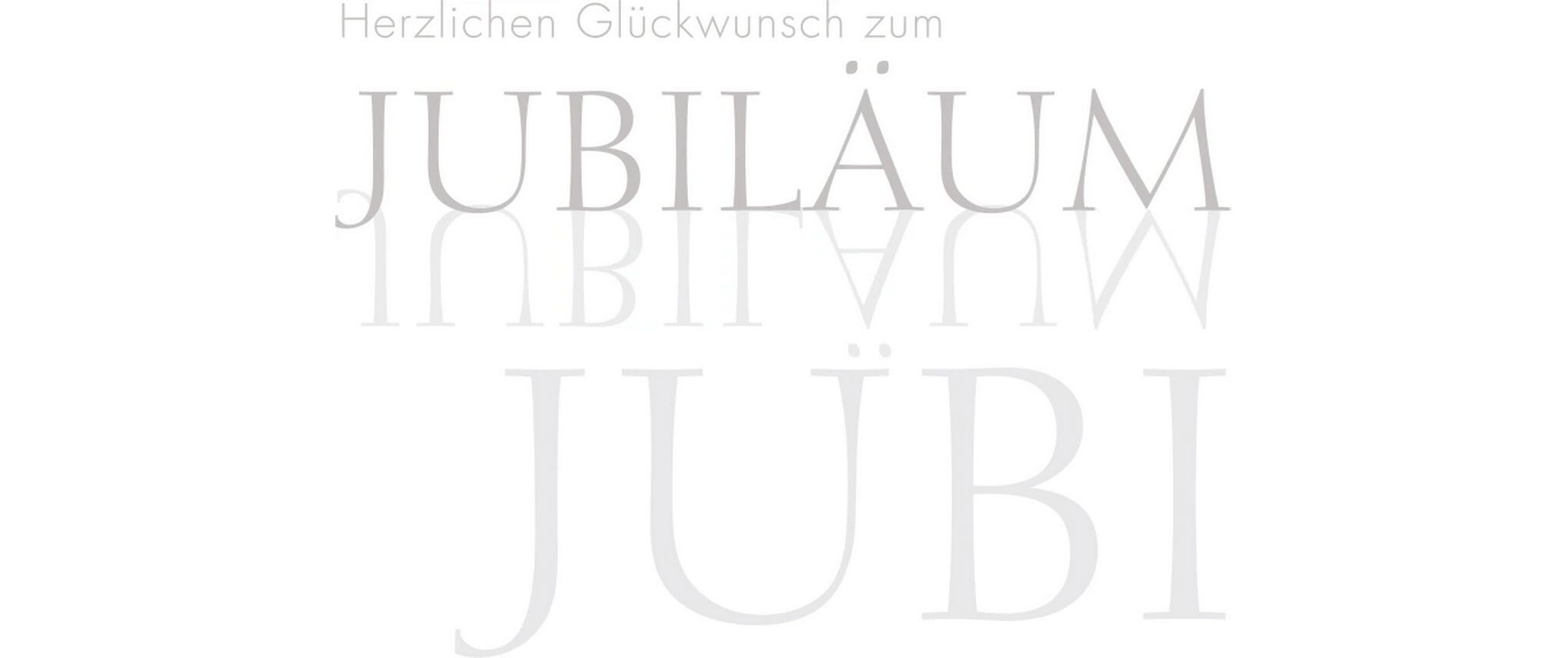 Glückwunschkarte Jubiläum 12.5 x 17.6 cmGlückwunschkarte mit Couvert