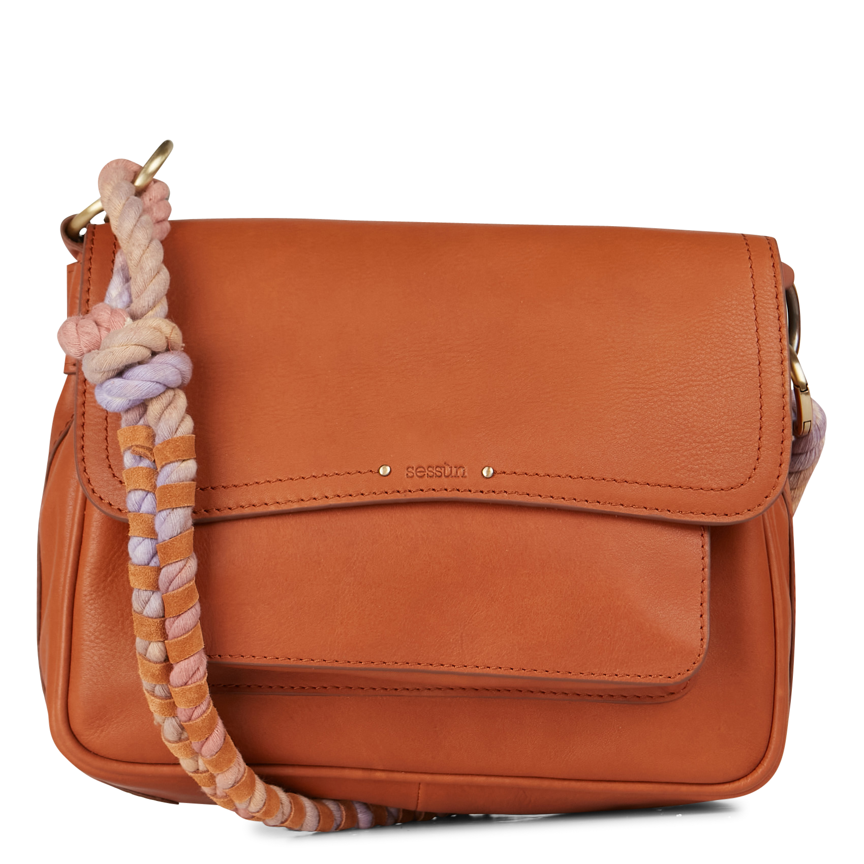 NIU TANO - Sac porté épaule en cuir | Marron