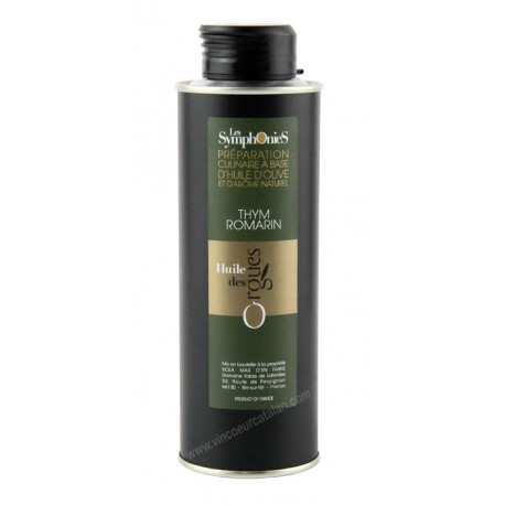 Huile d'olive des Orgues - Les Symphonies - Thym Romarin 0.25L