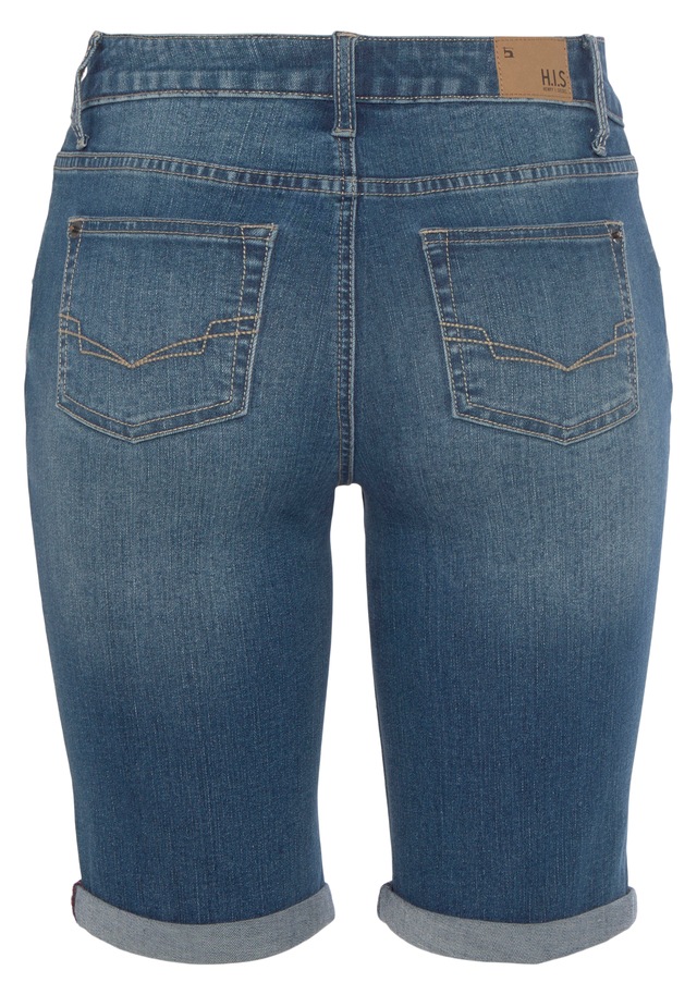 H.I.S Jeansshorts »duffyHS«, schmale Beinform,  krempelbare Beinabschlüsse,  normale Leibhöhe