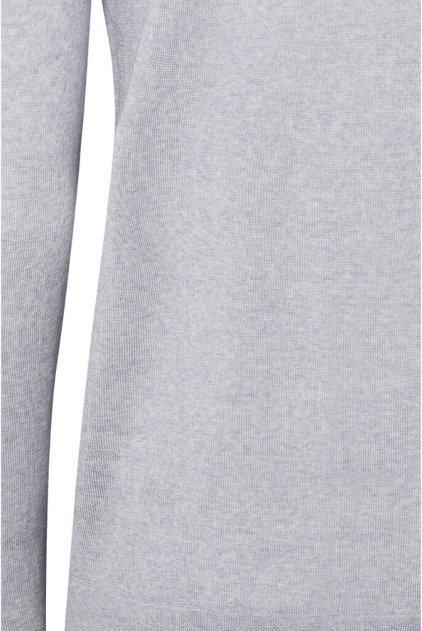 Bruuns Bazaar CharleneBBRound Neck knit Light grey melang
