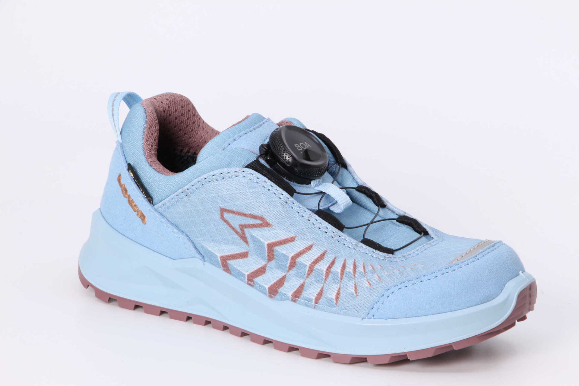 Lowa Ferrox GTX Lo Junior eisblau / altrosa