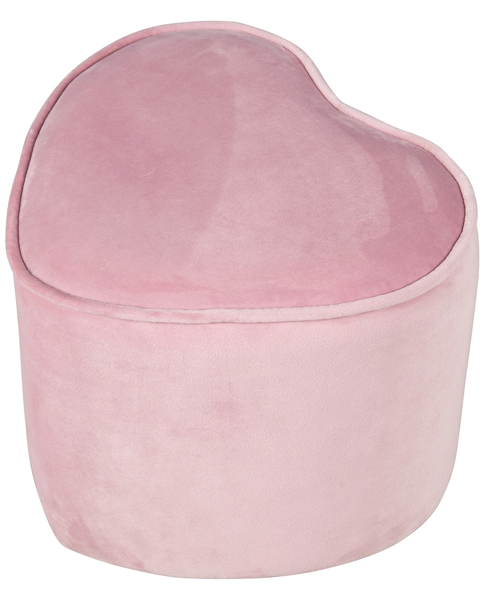 Kinderhocker Herzform LIL SOFA (Farbe: mauve)