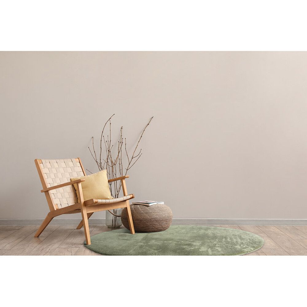 GULVTEPPE SOFT TOUCH Ø130CM GRØNN