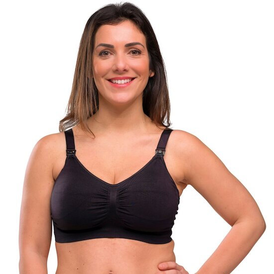 Soutien-gorge grossesse et allaitement rembourré   Noir        L   de               Carriwell