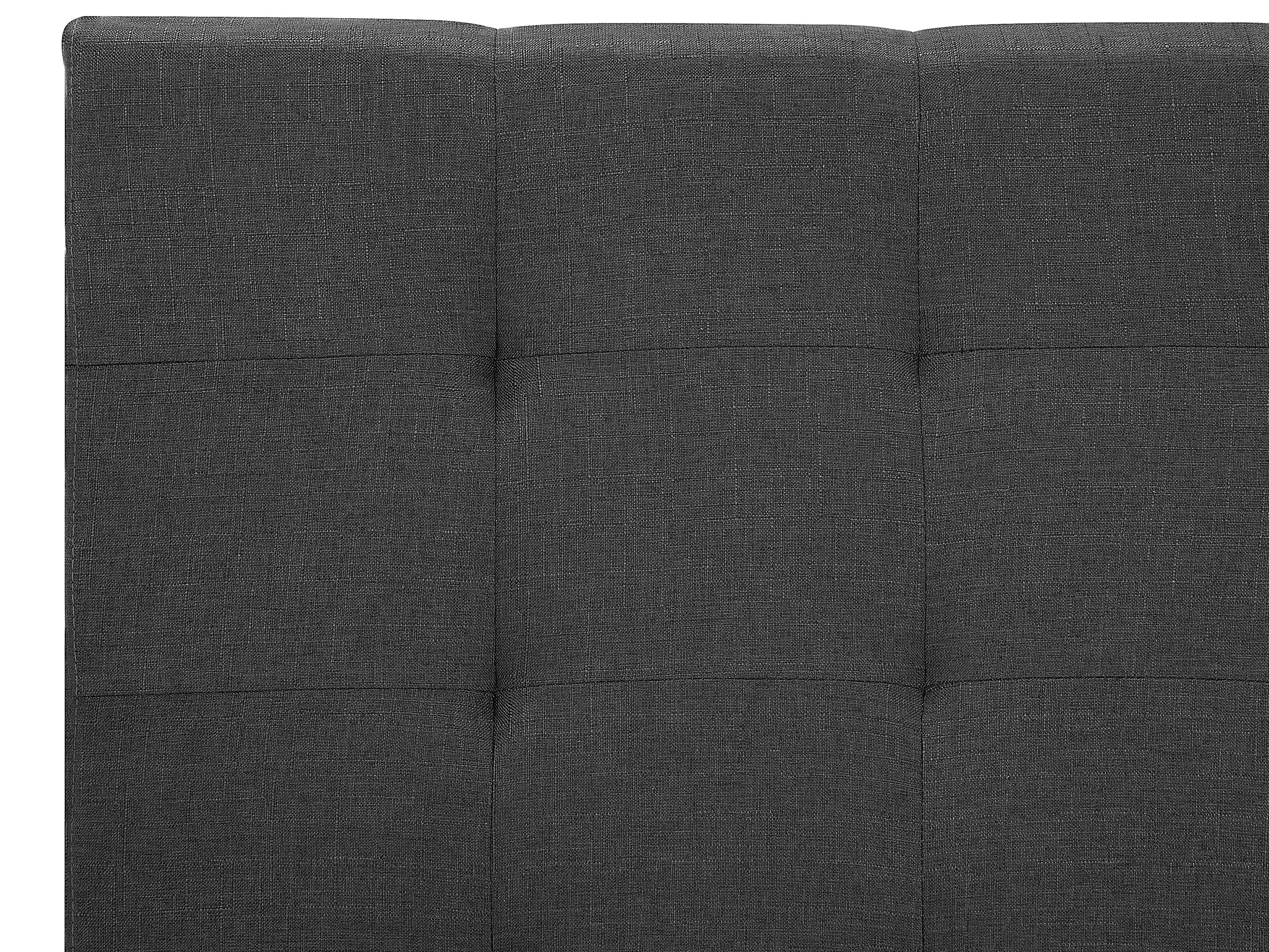 Waterbed Stof LA ROCHELLE 180 x 200 cm Donkergrijs