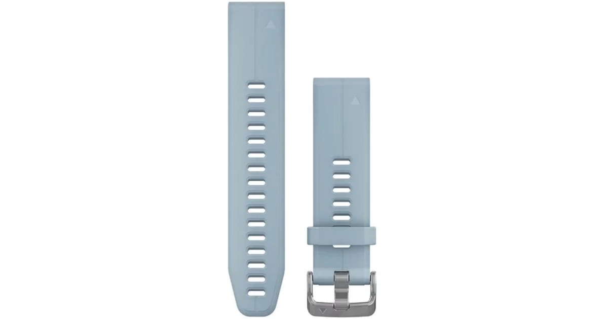 GarminQuickFit 20 horlogebandje - Zeeschuimblauw silicone  (Donkerblauw)
